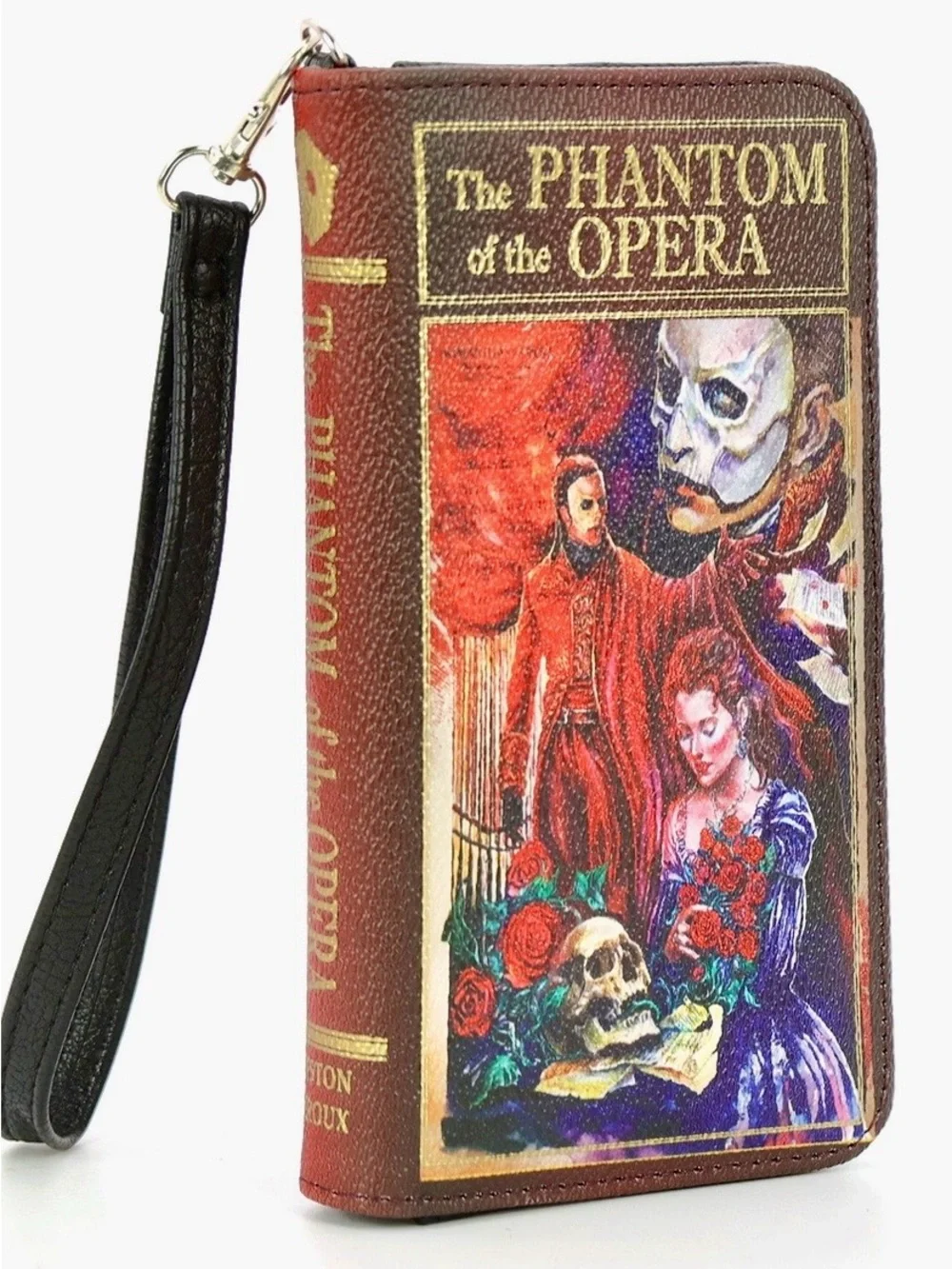Phantom of the Opera Book Wallet Wristlet RFID Blocking NWT Gothic Romance - Picture 4 of 5